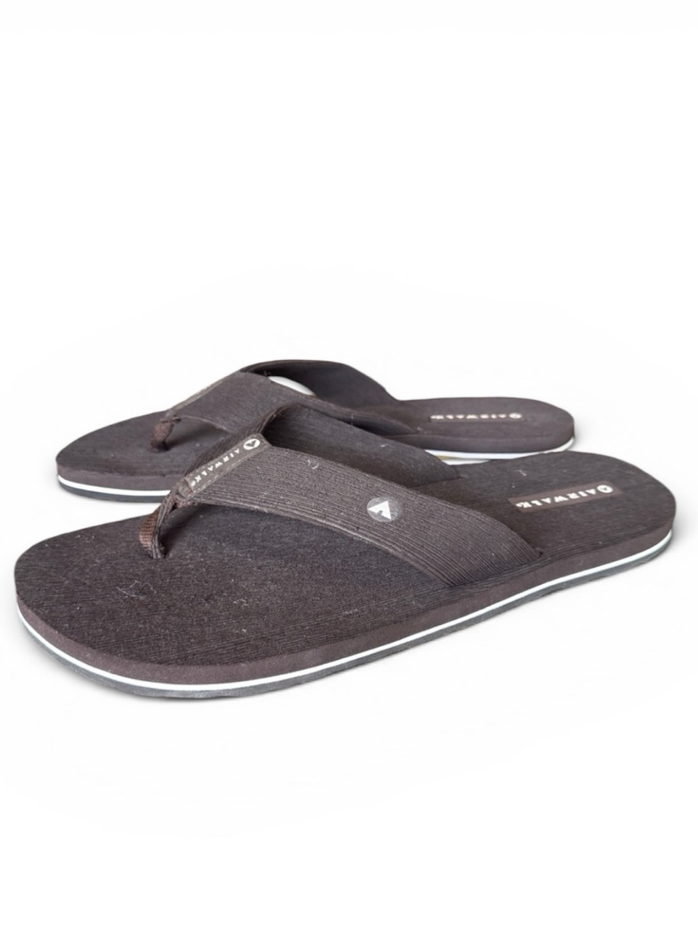 AIRWALK men’s brown flip-flops NWOT size 12